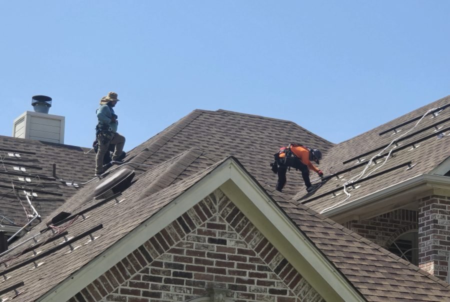 Dual Technician Solar Installation | Texas Rooftop Energy Upgrade