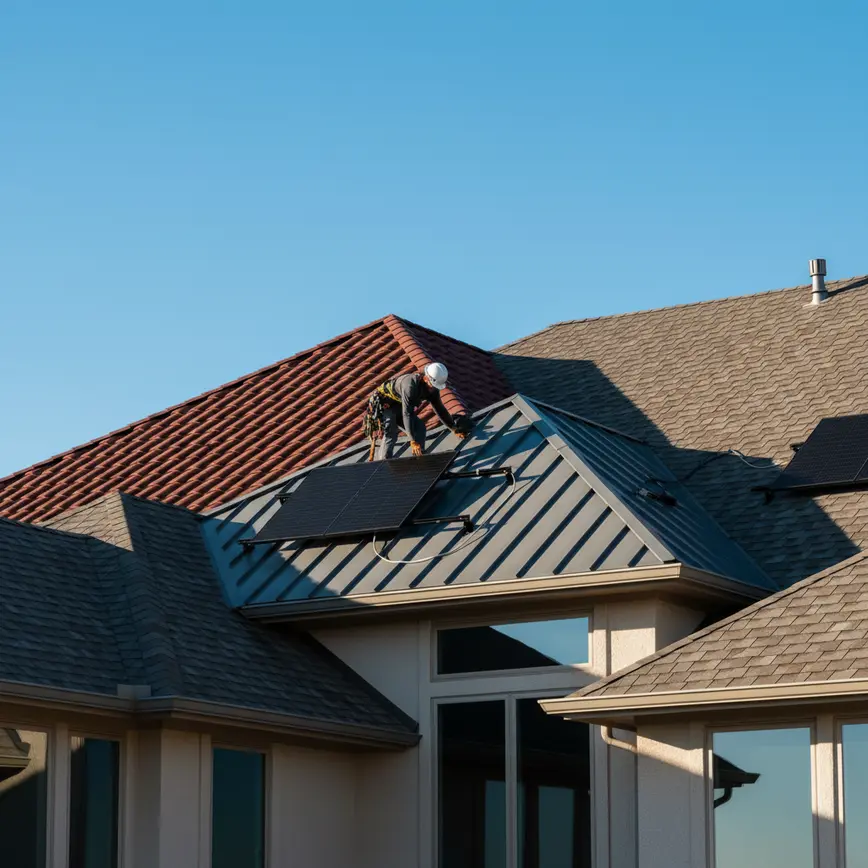 Best Roofing Materials to Use Under Solar Panels in Texas | Remove Solar Reset