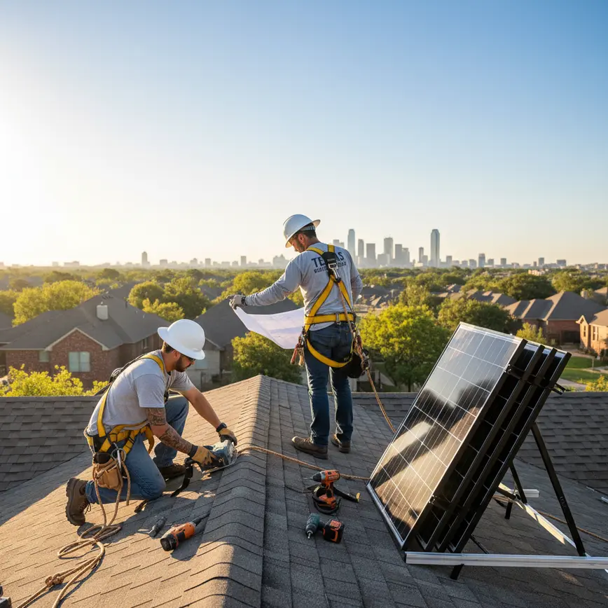 How to Coordinate Solar Panel Removal with My Roofing Contractor in Dallas Fort Worth Texas | Remove Solar Reset