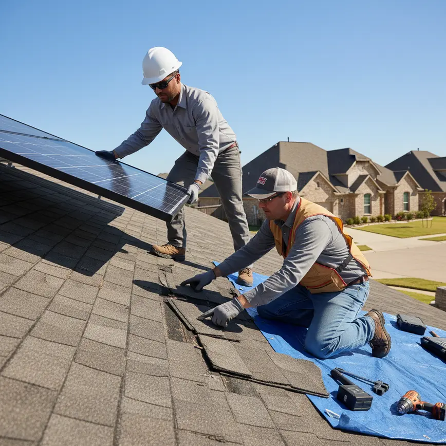 Does Insurance Cover Solar Panel Removal for Roof Replacement in Dallas Fort Worth Texas | Remove Solar Reset