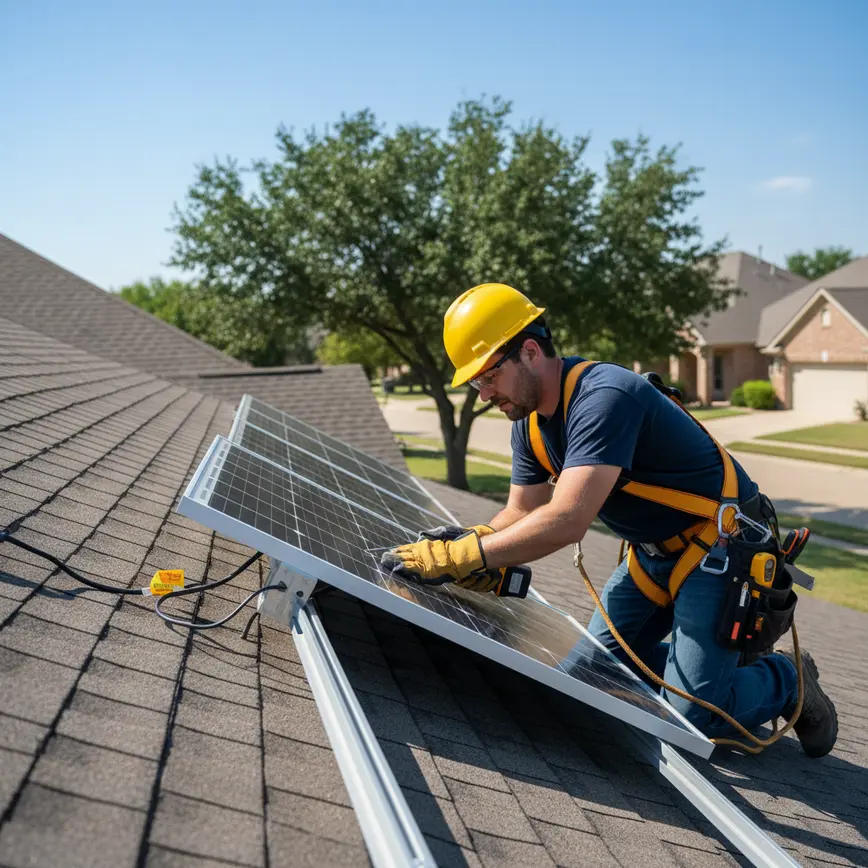 Can My Roofer Remove Solar Panels or Do I Need a Solar Company in Waxahachie TX | Remove Solar Reset