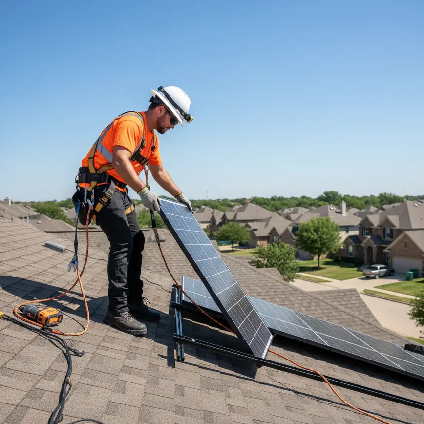 Is It Dangerous to Be on a Roof with Solar Panels in Dallas Fort Worth Texas | Remove Solar Reset