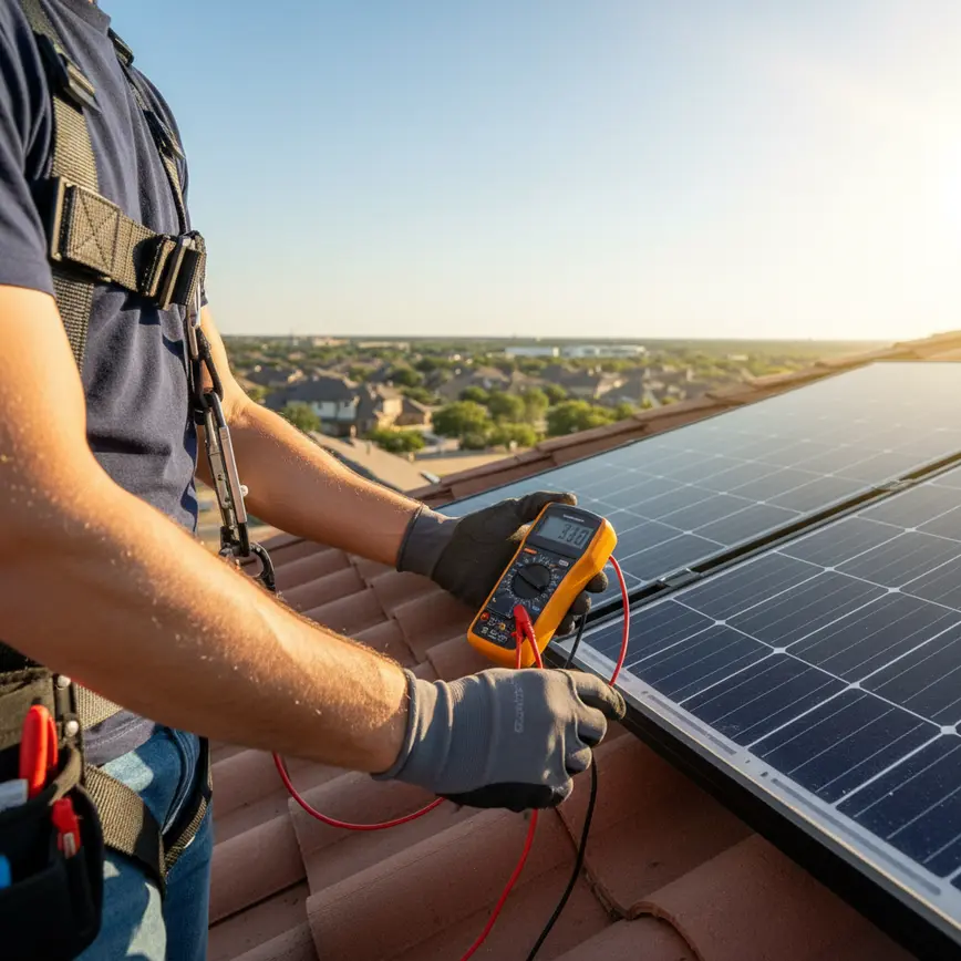 How to Test Solar Panels After Reinstallation in Dallas Fort Worth Texas | Remove Solar Reset