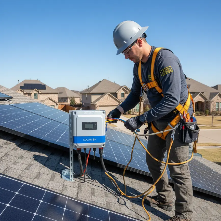 How to Reconnect Solar Panels to the Grid After Reinstallation in Dallas Fort Worth Texas | Remove Solar Reset