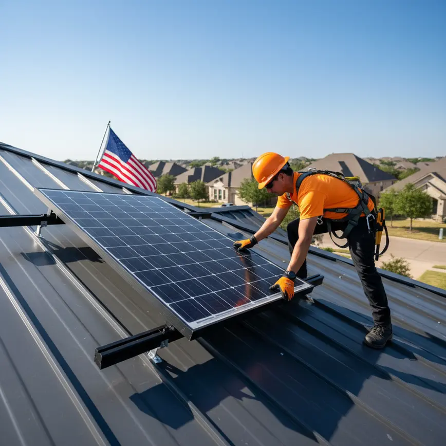 Can Solar Panels Be Reinstalled on a Metal Roof in Dallas Fort Worth Texas | Remove Solar Reset