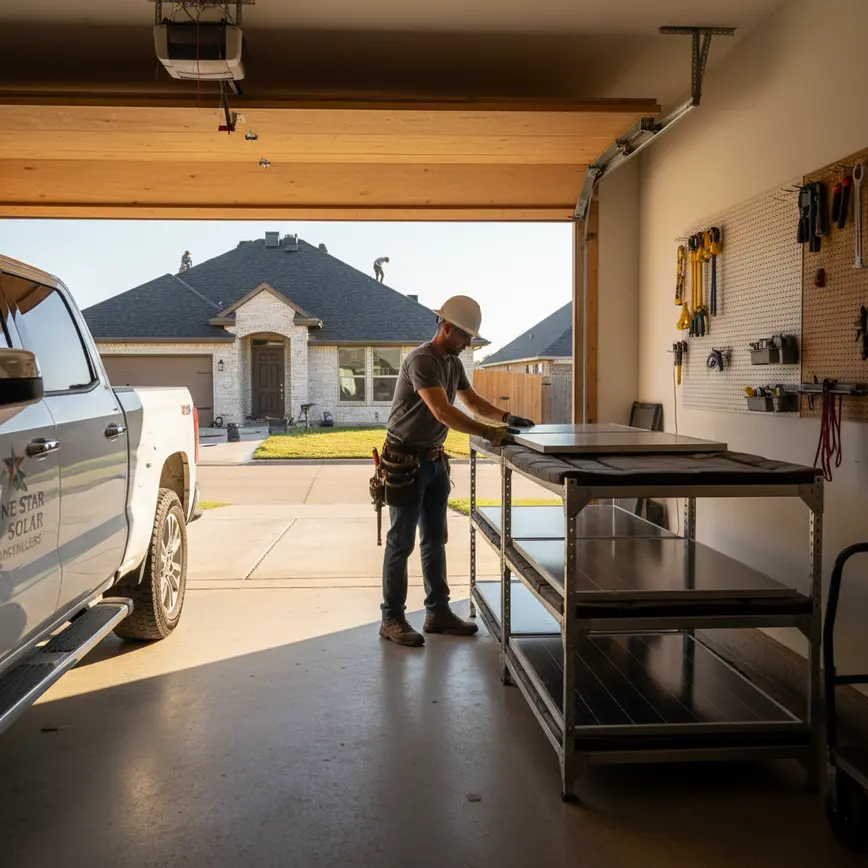 How to Store Solar Panels During a Roof Replacement in Dallas Fort Worth Texas | Remove Solar Reset