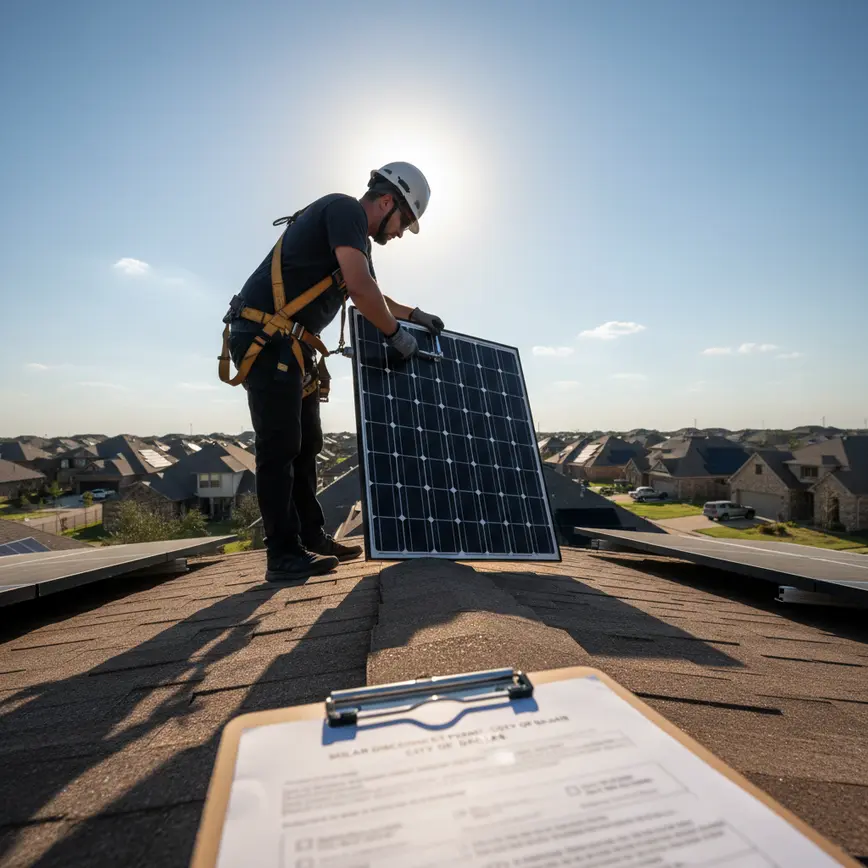 Do I Need a Permit to Remove Solar Panels in Texas | Remove Solar Reset